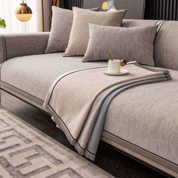 沙发垫防滑四季通用简约现代轻奢风坐垫客厅灰色米色靠背沙发套罩,居家布艺,沙发垫,淘宝优惠券,粉丝福利购,淘宝优惠卷