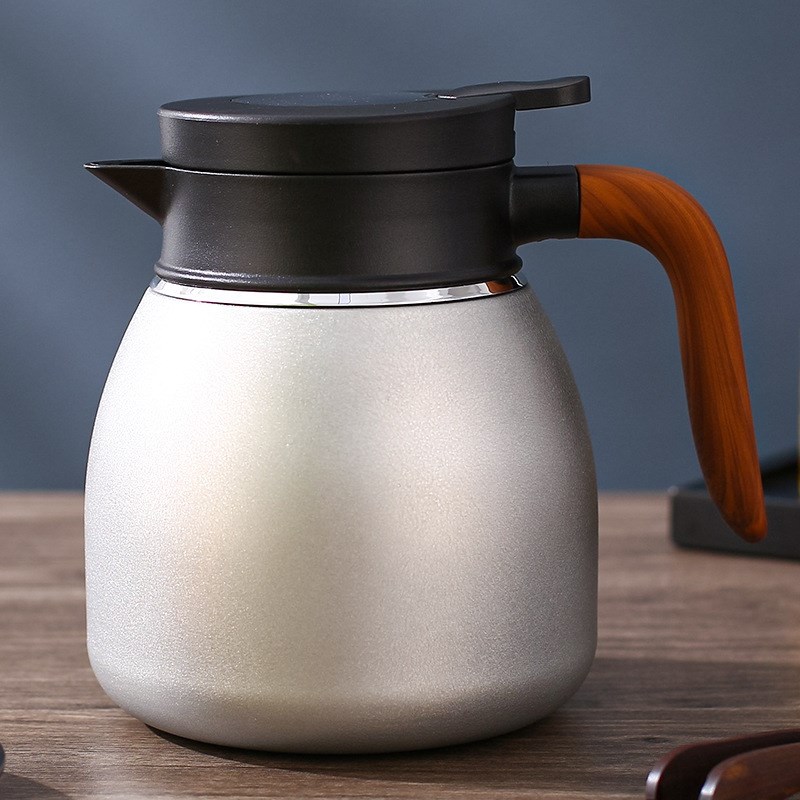 304不锈钢保温壶大容量家用便携泡茶壶学生宿舍按压式暖水瓶