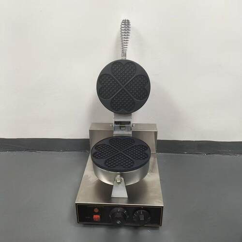 富祺台式电热华夫饼机四心五心形华夫炉双面加热摆摊商用华夫炉