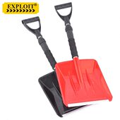 推雪铲 铲雪锨 小号推雪板雪锹 伸缩柄塑料除雪铲 扫雪 冰钓工具