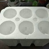 红酒泡沫包装 6孔红酒泡沫箱 6孔红酒泡沫盒 盒