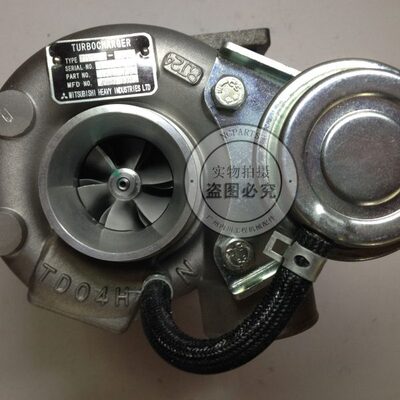 KX080久保田888收割机发动机配件V3800进口增压器1G544-17013