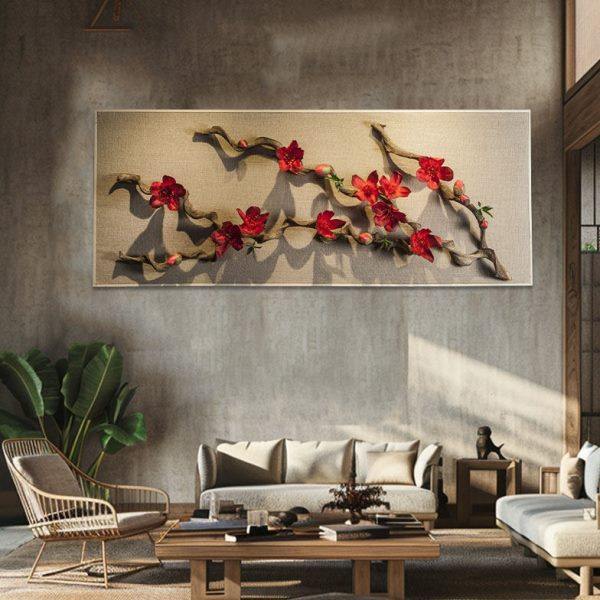 墙面装饰立体花艺木棉花挂件创意壁饰壁挂客厅立体背景墙装饰品,家居饰品,壁饰,淘宝优惠券,粉丝福利购,淘宝优惠卷