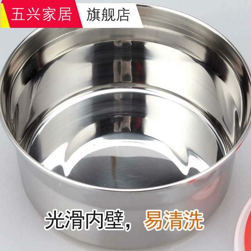 能加热的保温饭盒热饭加厚304不锈钢碗带盖N密封汤碗防漏便当。