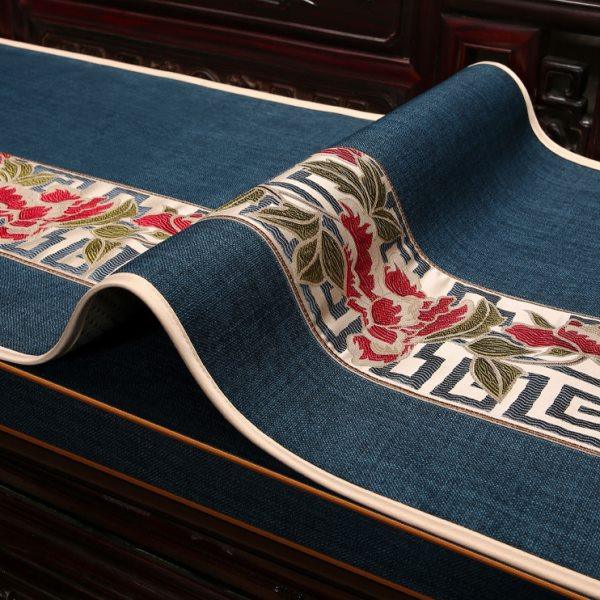 新中式红木沙发巾四季通用防滑布艺实木高档轻奢风沙发套罩巾定做,居家布艺,沙发垫,淘宝优惠券,粉丝福利购,淘宝优惠卷