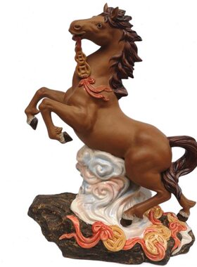 石湾公仔陶瓷家居装饰摆件朋友日常送礼客厅桌面祝福生肖马纯手工