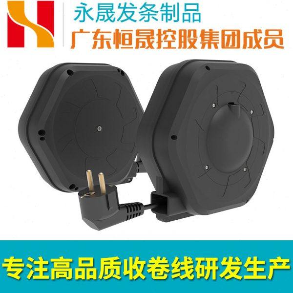 2芯自动伸缩卷线器塑料线盘小家电电缆卷线器电源线收纳线盘,五金/工具,线缆工具,淘宝优惠券,粉丝福利购,淘宝优惠卷