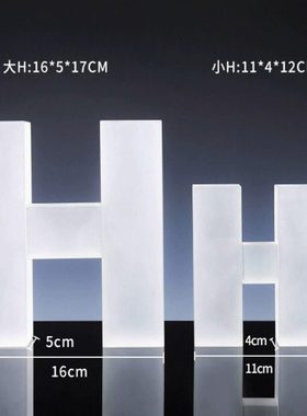 现代北欧字母书档书立摆件软装样板间售楼部客厅书房书架夹书饰品