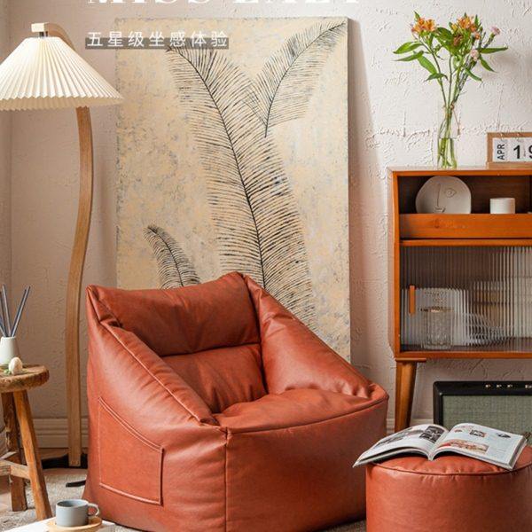 懒小姐阳台沙发懒人躺卧室客厅榻榻米单人小户型网红款科技布皮艺,住宅家具,懒人沙发,淘宝优惠券,粉丝福利购,淘宝优惠卷