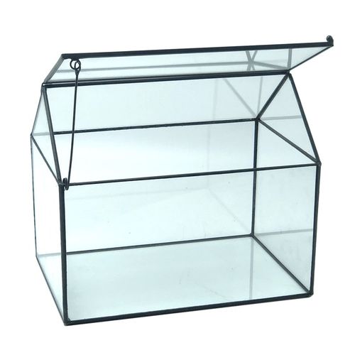 欧式房子玻璃花房l多肉植物花盆家居用品摆件绿植透明微景观生态