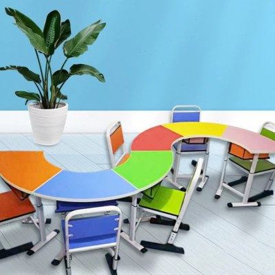 课桌椅中小学生六边形桌教室培训机构桌子拼接桌组合圆形升降桌椅,商业/办公家具,课桌椅/学生桌椅,淘宝优惠券,粉丝福利购,淘宝优惠卷