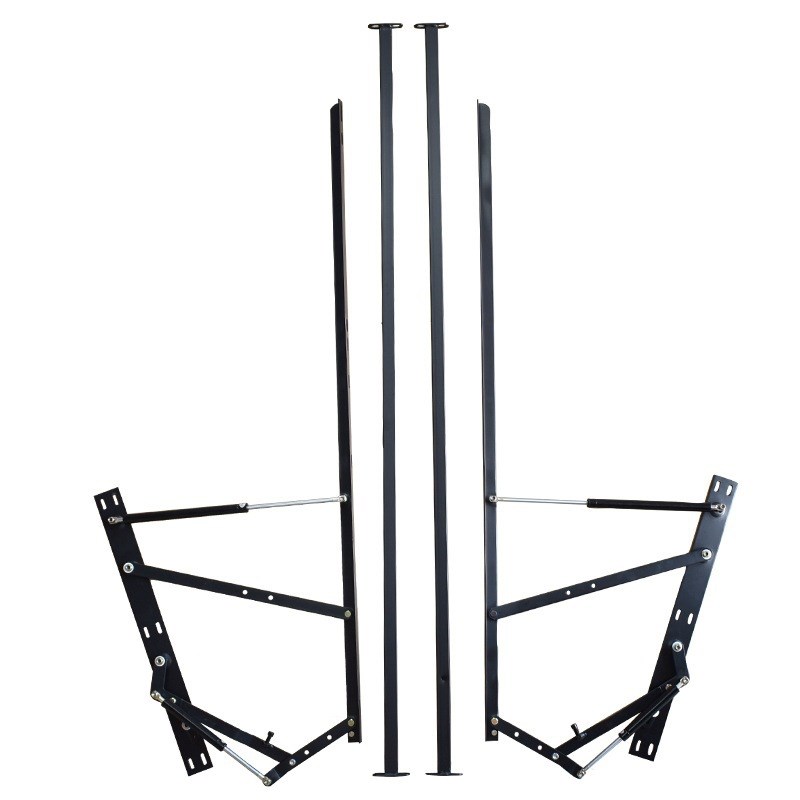 平衡气动杆支架 家具五金平移排骨E架支撑液压缓冲高箱床用举升器