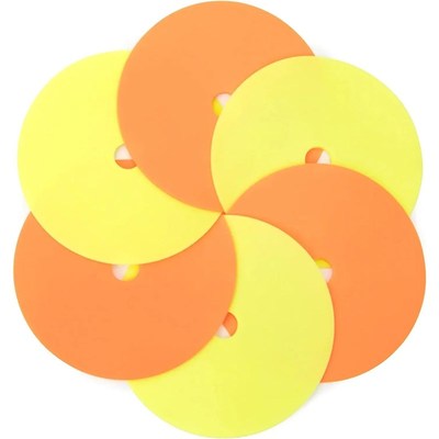 10pcs Soccer Flat Cones Marker Disc Basketball Sports Speed