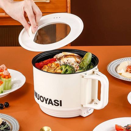 电锅电蒸锅电炒锅一体110V折叠小电锅电煮锅电热锅U家用宿舍小型