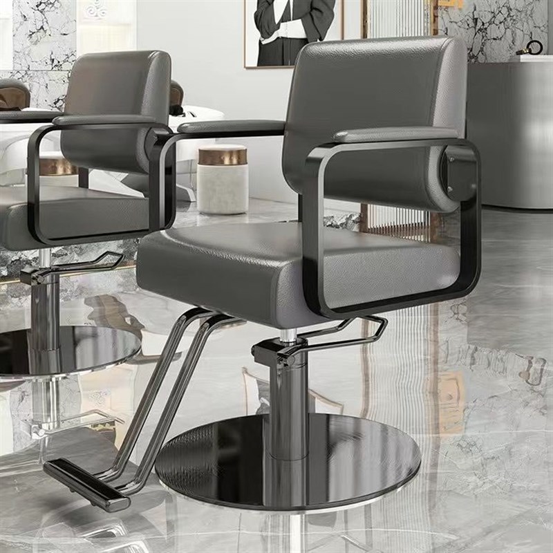 理髲店椅子发廊专用美发凳轻奢美发椅剪发椅升降T可旋转烫染理髲