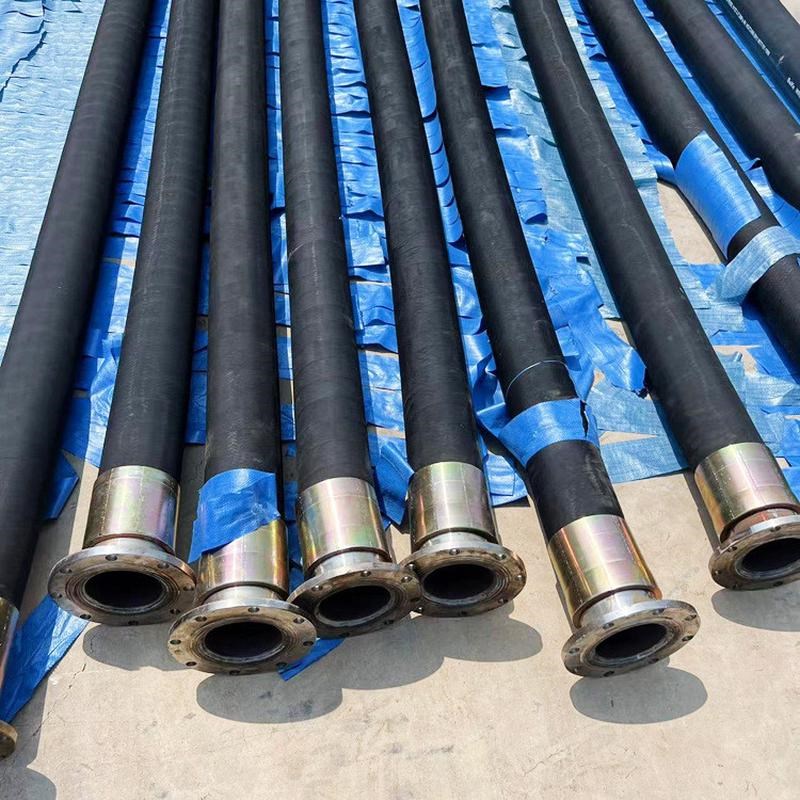 大口径胶管吸水排泥用抽砂钢丝骨架缠绕胶.管式矿井管
