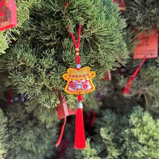 新款湄洲妈祖祖庙庙形小神衣平安福袋挂件香囊香火袋汽车挂件