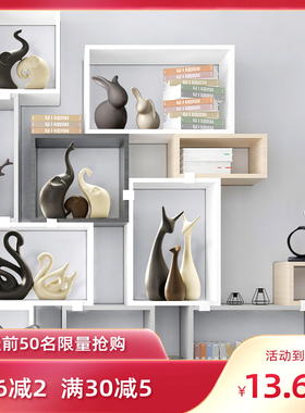 北欧简约现代摆件家居饰品v客厅电视酒柜装饰房间办公桌面乔迁礼