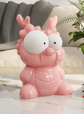 2024龙年可爱龙摆件客厅家居饰品新年礼物生肖玄关Y乔迁新居生日