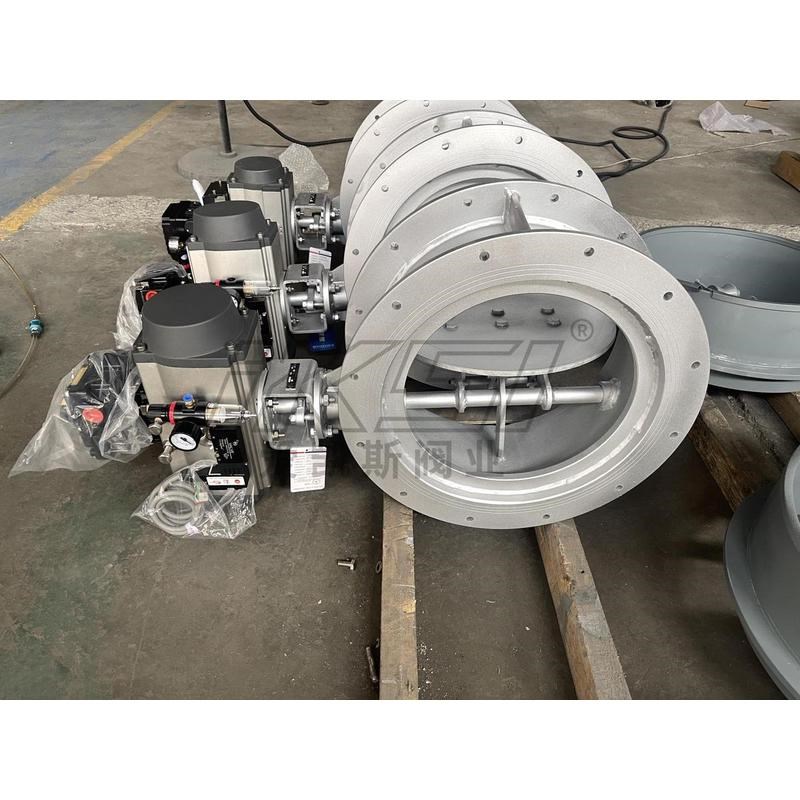 通风蝶阀手动涡轮不锈钢r耐高温气动百叶冷风法兰除尘管道电动风