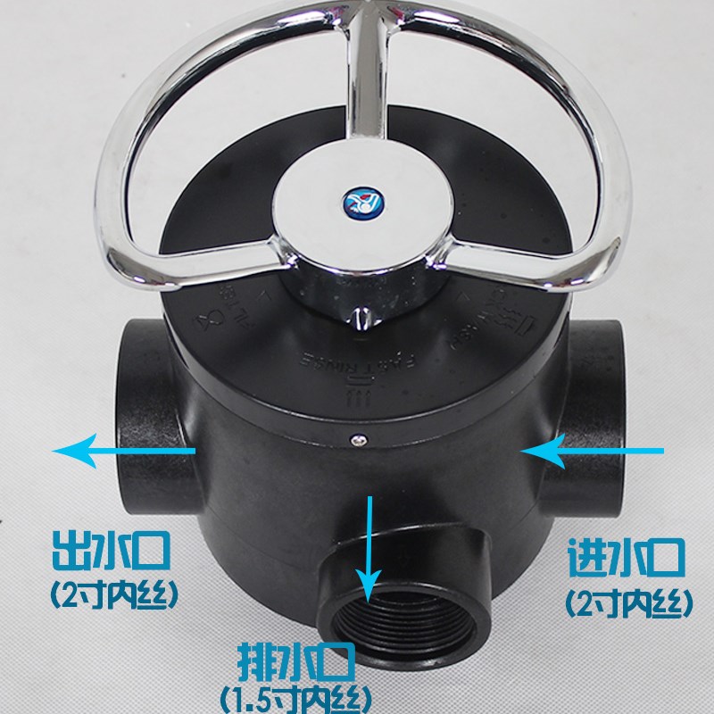 润新水处a理设备多路阀F56D10吨石英砂活性炭泳池过滤手动控制阀