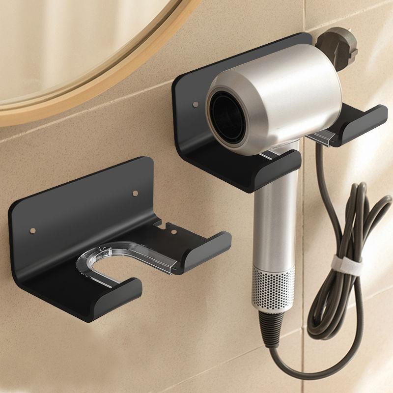 吹风机支架不锈钢电吹风挂架浴室卫生间多功能置物架吹风筒放置架
