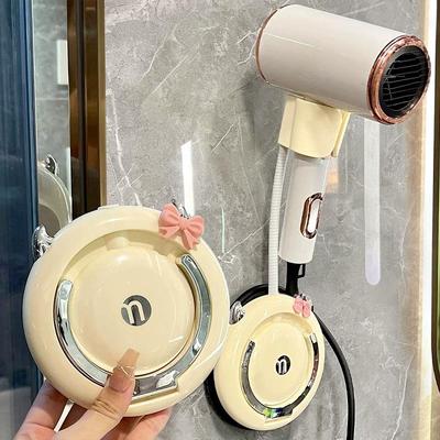 吹风机置物架免打孔壁挂式卫生间浴室挂架宿舍挂墙上懒人收纳可爱