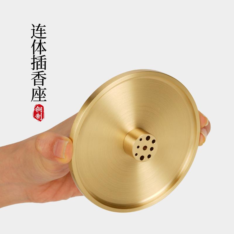 创意连体九孔香插底座小葫芦香架檀香线香点香器不落灰香插香盘