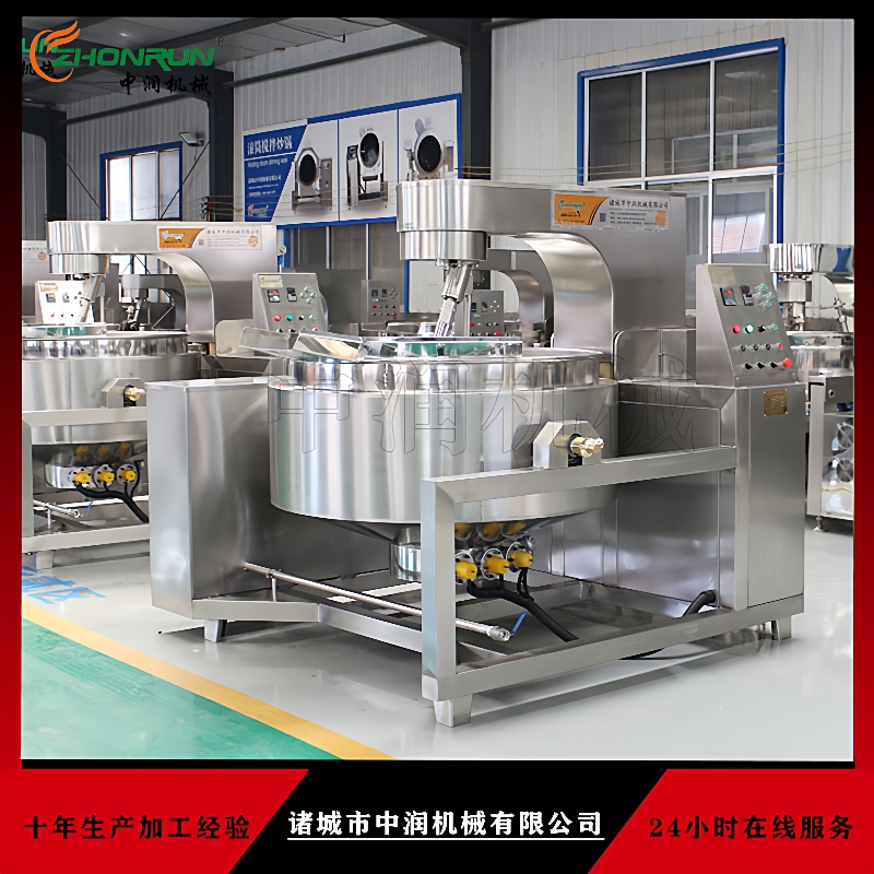 全自动板面底料炒锅 酸辣粉炒料设备 格润 大容量商用炒料机