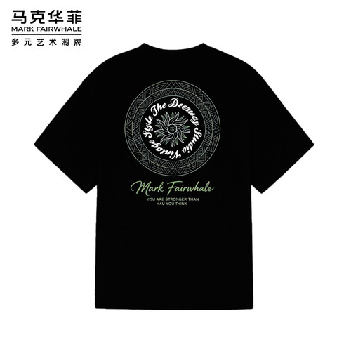 马克华菲波西米亚圆环图腾短袖