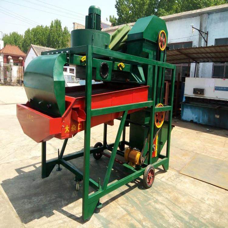 双层震动筛选机 大豆选种去憋分级筛 可换筛网小麦多用途净选机