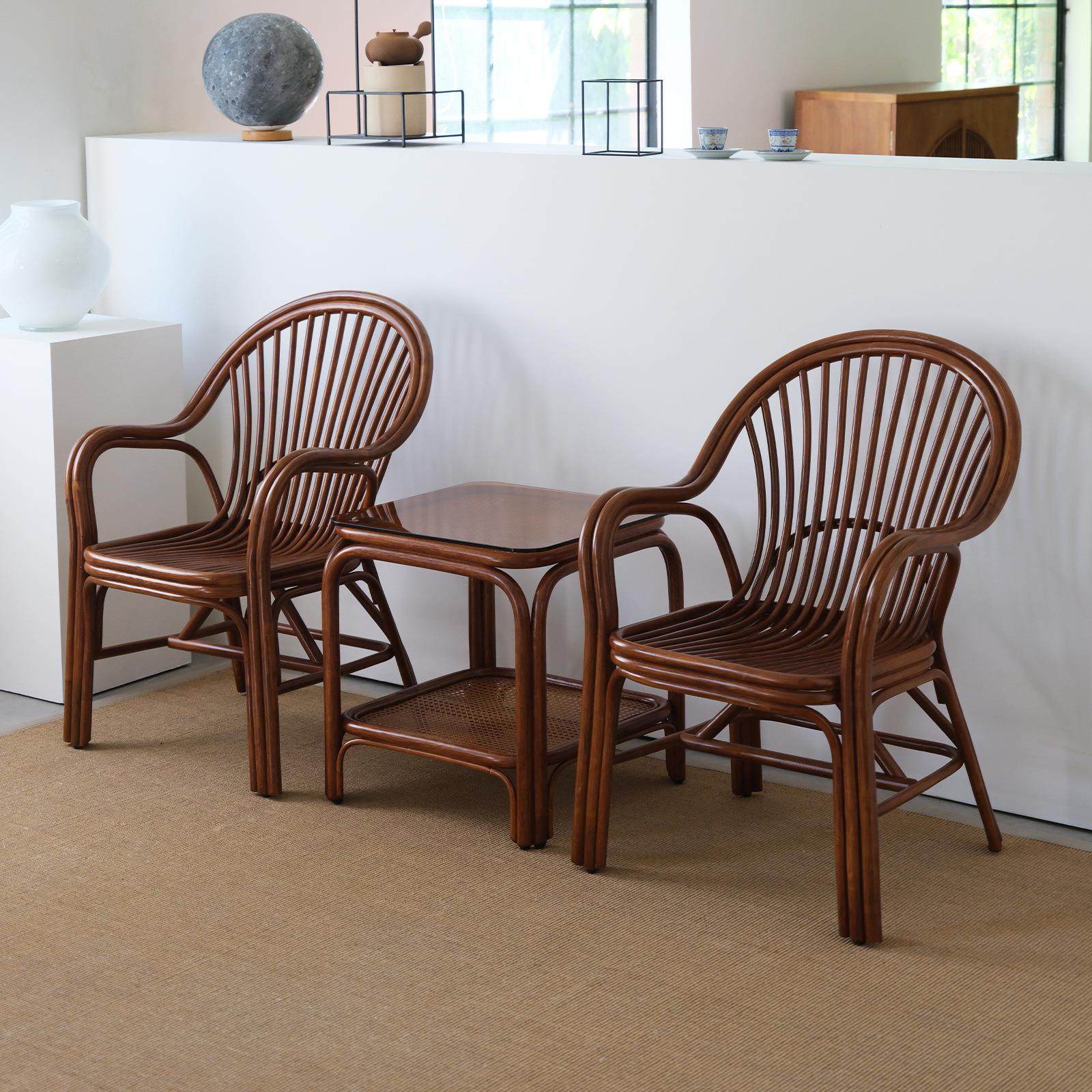 真藤藤椅家用休闲藤条滕椅坐椅老人椅靠背椅阳台腾椅天然藤编,商业/办公家具,商用藤编家具,淘宝优惠券,粉丝福利购,淘宝优惠卷