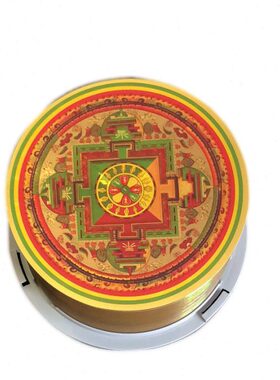 文殊心咒 蓝光轮一切罪障永尽无余世间出世间事悉得成就摆件