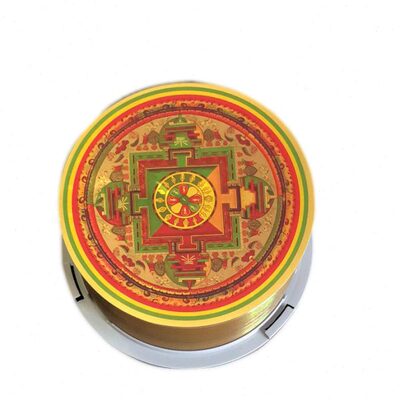 文殊心咒 蓝光轮一切罪障永尽无余世间出世间事悉得成就摆件