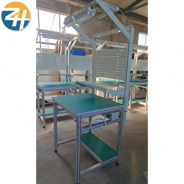 厂家防静电台 车间工厂打包检测实验室铝型材灯架台,商业/办公家具,线棒货架/工作台,淘宝优惠券,粉丝福利购,淘宝优惠卷