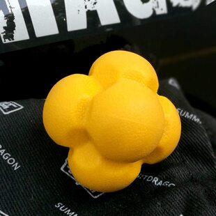 戈洛 荔枝纹高难度六角球 敏捷训练反应球 弹力球