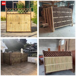 日式竹篱笆栅栏竹围栏竹子室外庭院花园竹护栏竹门楼竹亭竹屋竹垣