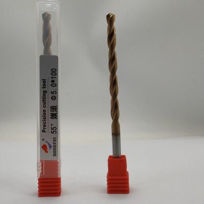 DF东飞钨钢钻头整体合金钻涂层高硬度麻花钻2 3 4 5-17*100加长