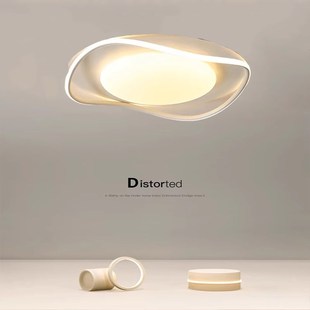 2025b年新款 极简奶油风现代简约风房间主卧书房灯具卧室主灯吸顶