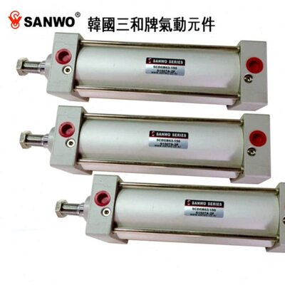 三和SANWO气缸 SCGB32/SCDGB32-350-375-400-450-500-550-600-650