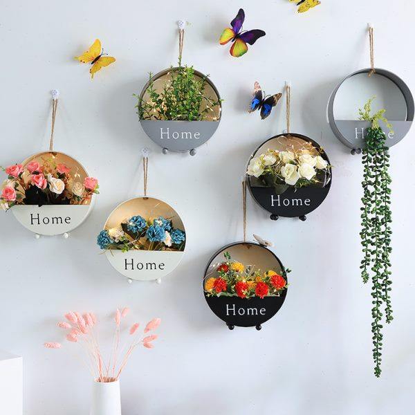 卧室墙面装饰挂件房间植物壁挂墙壁装饰创意客厅餐厅阳台墙上花草,家居饰品,壁饰,淘宝优惠券,粉丝福利购,淘宝优惠卷