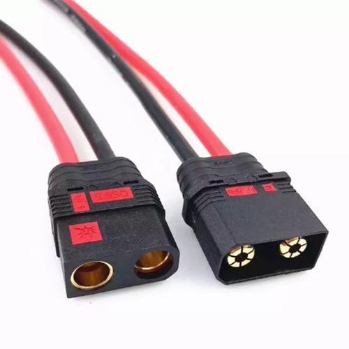 电动车公母插头h电池大功率分流线防打火充电线电动车主线QS8/10