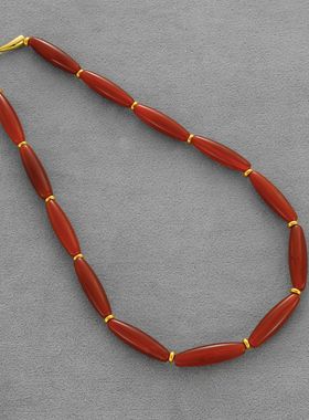 红玛瑙项链新年款国风本命年红运