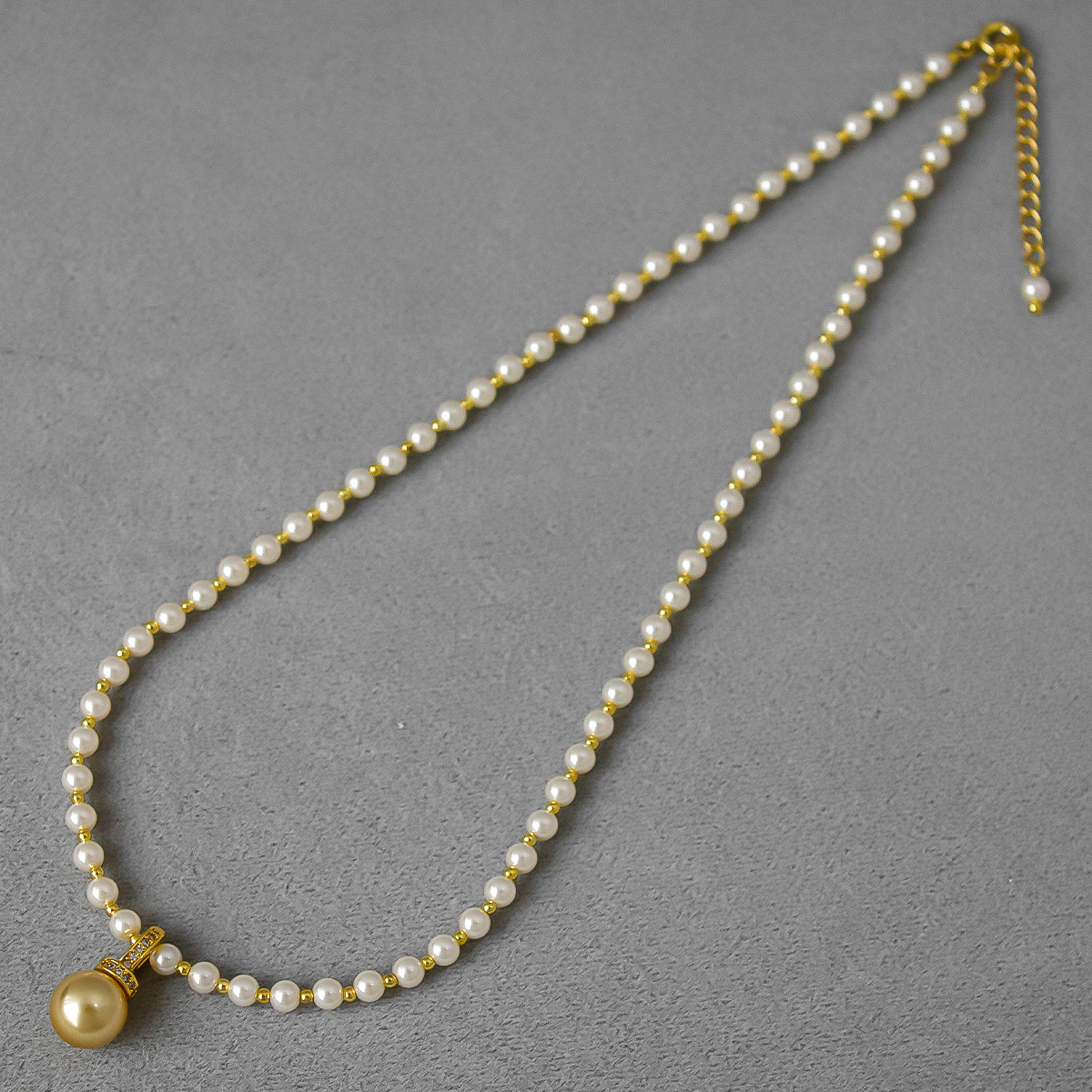 冬季小米珠珍珠项链爆款毛衣链