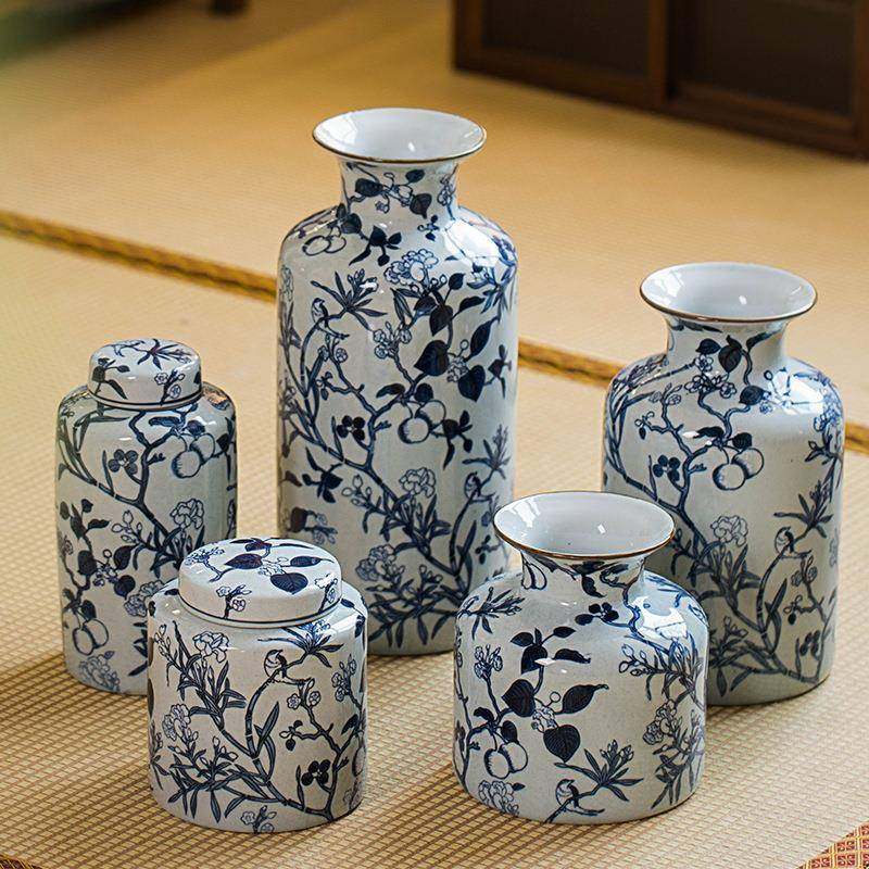 新中式陶瓷花瓶芝麻釉青花瓷陶瓷花瓶客厅玄关陶瓷花瓶装饰摆件,乐器/吉他/钢琴/配件,其它乐器配件,淘宝优惠券,粉丝福利购,淘宝优惠卷