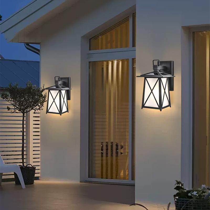 户外壁灯别墅庭院外墙灯新中式大门两侧柱子灯花园阳台复古墙壁灯