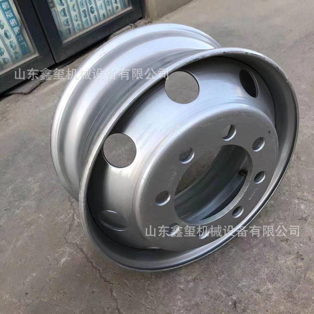 三一重工 钢圈轮ST人真空钢圈轮毂11R22.5 12R 22.5 8.0-20