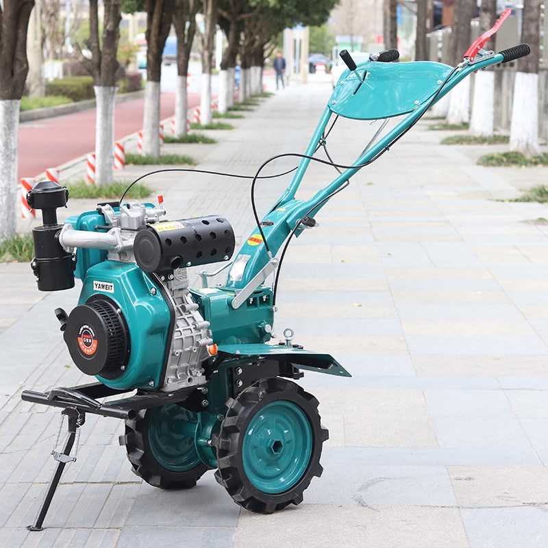 小型柴油汽油微耕机柴油农用耕地机多功能旋耕松土翻地开沟犁地机
