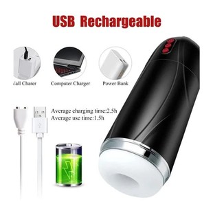 Telescopic Cup Heated Sucking Pussy Male Pocket Masturbation