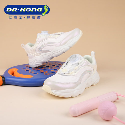DrKong江博士女童防滑轻盈休闲中大童百搭透气运动鞋1C10A1014DW0